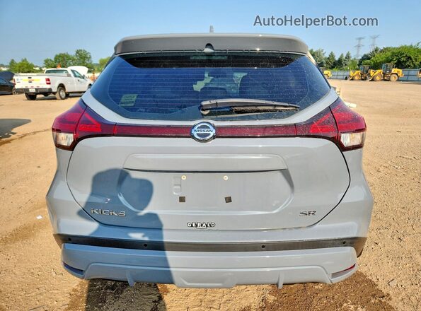 3N1CP5DV5ML535235 2021 NISSAN KICKS Gray Rear view