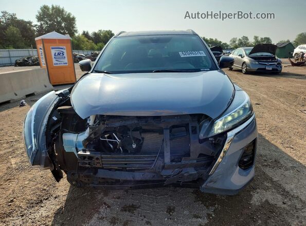 3N1CP5DV5ML535235 2021 NISSAN KICKS Gray Front view