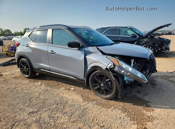 3N1CP5DV5ML535235 2021 NISSAN KICKS Gray Front right