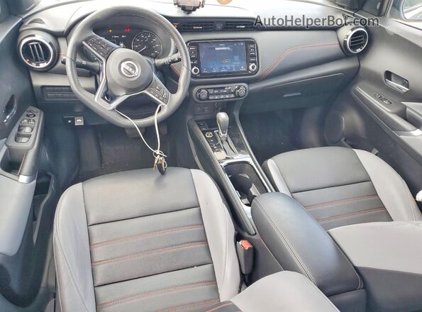 3N1CP5DV5PL512977 2023 NISSAN KICKS Gray წინა პანელის ხედი