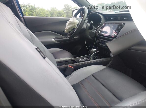 3N1CP5DV6ML553503 2021 NISSAN KICKS Blue Front interior view