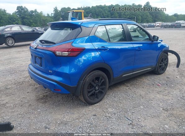 3N1CP5DV6ML553503 2021 NISSAN KICKS Blue Rear right