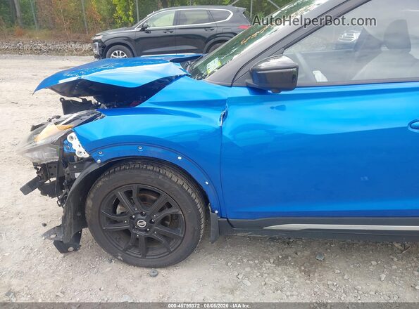 3N1CP5DV6ML553503 2021 NISSAN KICKS Blue Front view