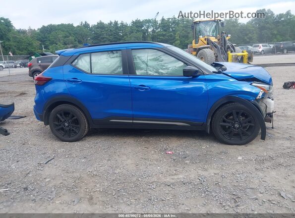 3N1CP5DV6ML553503 2021 NISSAN KICKS Blue Rear interior view