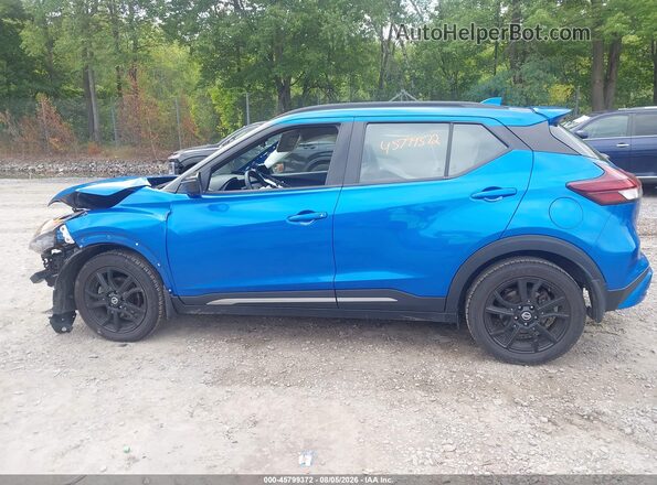 3N1CP5DV6ML553503 2021 NISSAN KICKS Blue 360 interior view