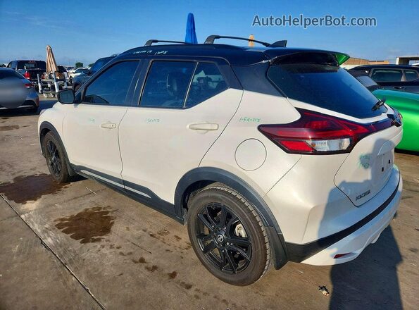 3N1CP5DV6ML553517 2021 NISSAN KICKS Белый Задняя левая четверть