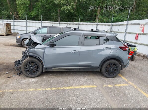 3N1CP5DV6ML556644 2021 NISSAN KICKS Gray Rear interior view
