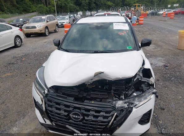 3N1CP5DV6PL476801 2023 NISSAN KICKS White Вид щитка приладів