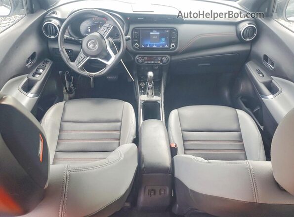 3N1CP5DV7ML533244 2021 NISSAN KICKS White წინა პანელის ხედი