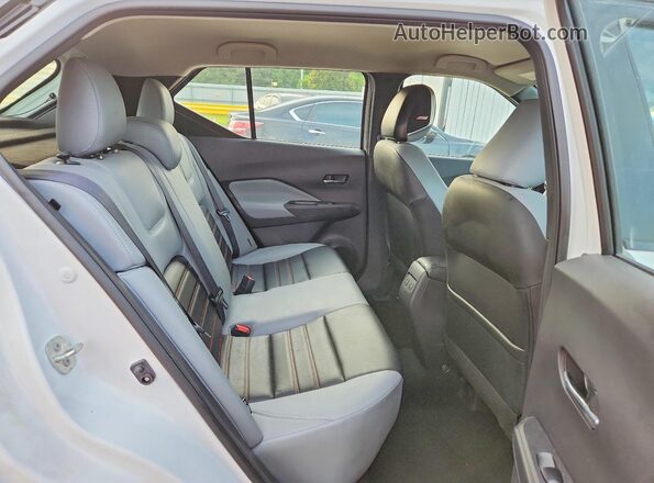 3N1CP5DV7ML533244 2021 NISSAN KICKS White უკანა სავარძლების ხედი
