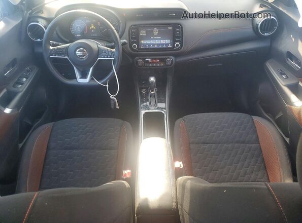 3N1CP5DV7ML548052 2021 NISSAN KICKS Black წინა პანელის ხედი