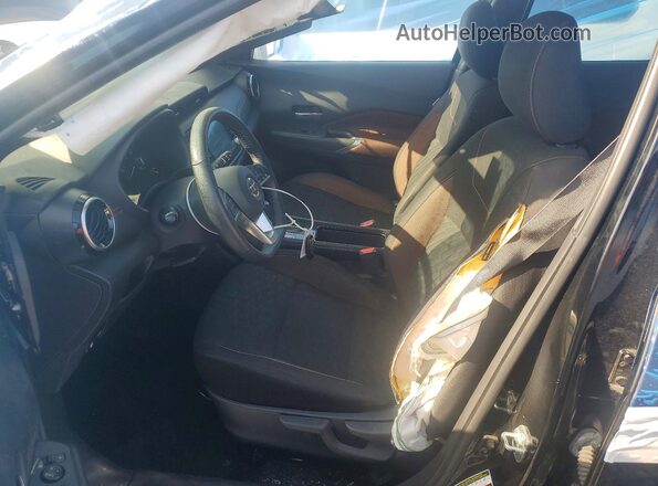 3N1CP5DV7ML548052 2021 NISSAN KICKS Black წინა სალონის ხედი