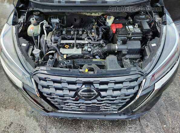 3N1CP5DV7ML548052 2021 NISSAN KICKS Black ძრავის განყოფილების ხედი