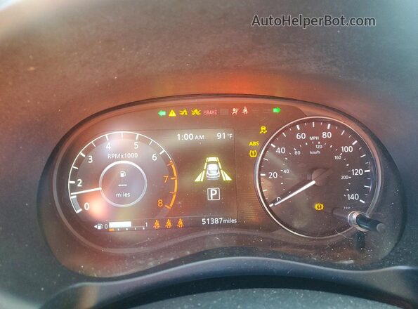 3N1CP5DV7ML548052 2021 NISSAN KICKS Black ხელსაწყოთა პანელის ხედი