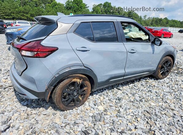 3N1CP5DV7ML554577 2021 NISSAN KICKS Gray Trasero derecho