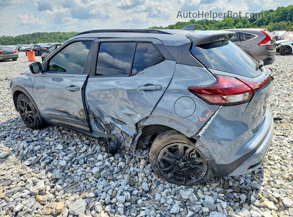 3N1CP5DV7ML554577 2021 NISSAN KICKS Gray Trasero izquierdo