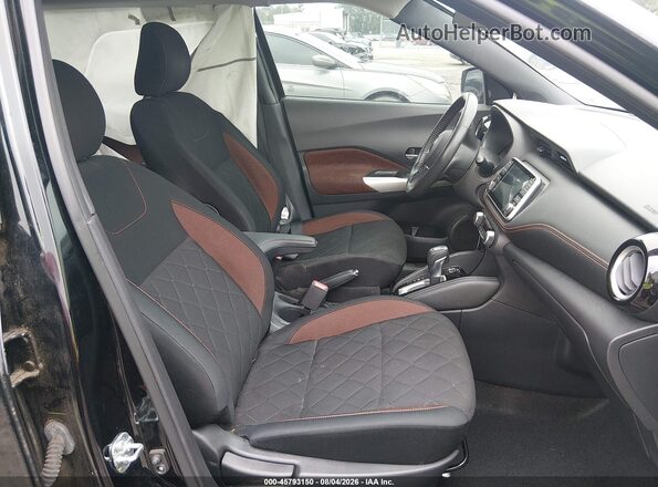 3N1CP5DV8LL540315 2020 NISSAN KICKS Black Widok wnętrza z przodu