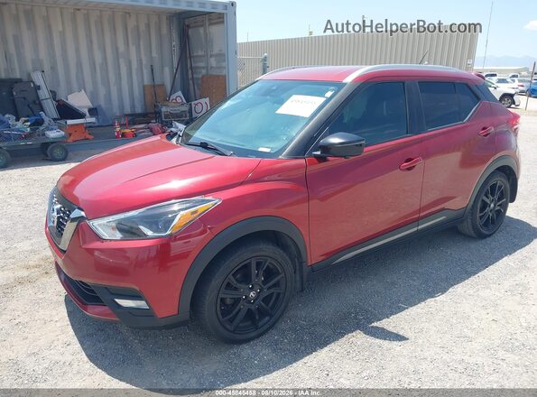 3N1CP5DV8LL564047 2020 NISSAN KICKS Maroon Front left