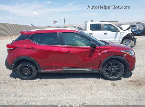 3N1CP5DV8LL564047 2020 NISSAN KICKS Maroon Rear interior view