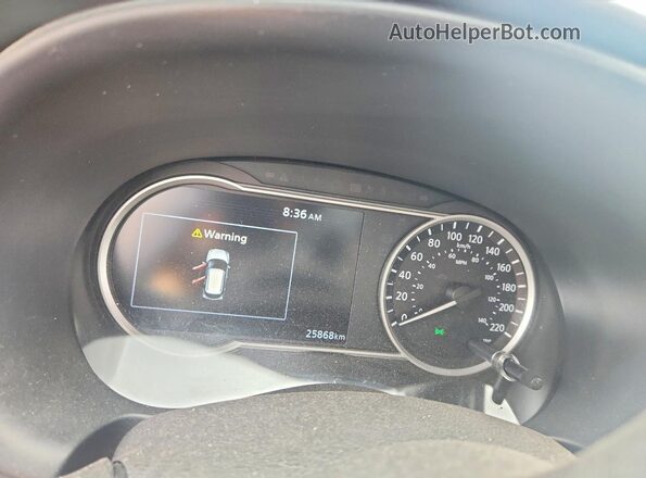 3N1CP5DV9LL517545 2020 NISSAN KICKS Black Սարքավորումների վահանակի տեսք