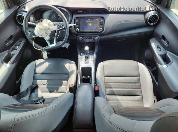 3N1CP5DV9ML547243 2021 NISSAN KICKS Черный Вид панели приборов