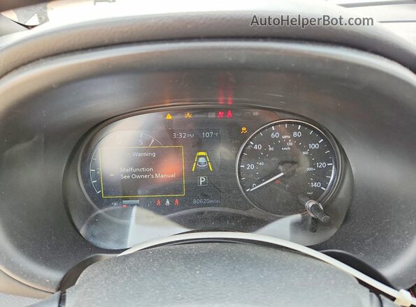3N1CP5DV9ML547243 2021 NISSAN KICKS Черный Вид щитка приборов