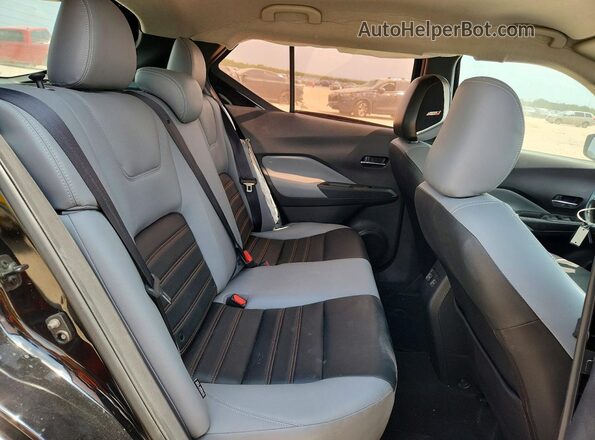 3N1CP5DV9ML547243 2021 NISSAN KICKS Черный Вид задних сидений
