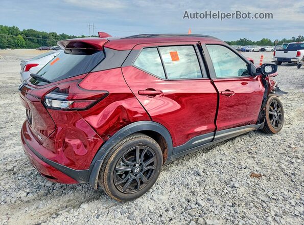 3N1CP5DVXML547400 2021 NISSAN KICKS Красный Задняя правая четверть