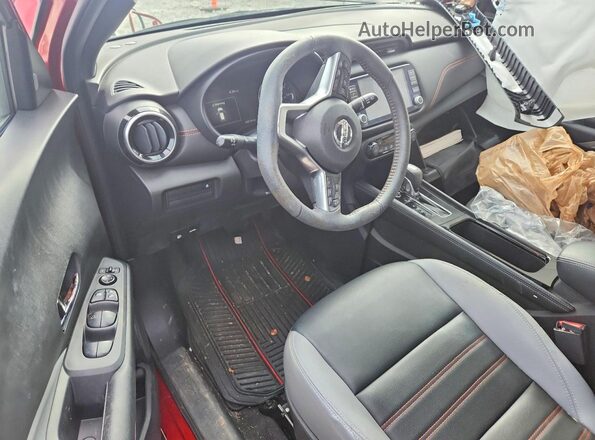3N1CP5DVXML547400 2021 NISSAN KICKS Красный Вид панели приборов