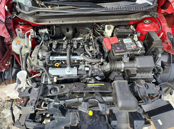 3N1CP5DVXML547400 2021 NISSAN KICKS Красный Вид подкапотного пространства