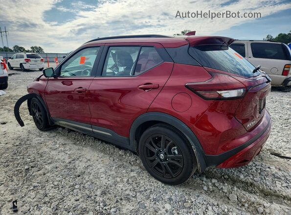3N1CP5DVXML547400 2021 NISSAN KICKS Красный Задняя левая четверть