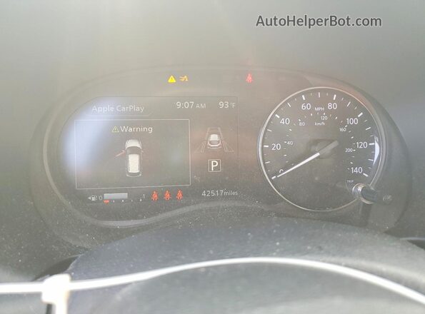 3N1CP5DVXRL526800 2024 NISSAN KICKS Gray Вид щитка приладів