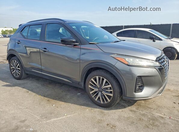 3N1CP5DVXRL526800 2024 NISSAN KICKS Gray Передня права чверть