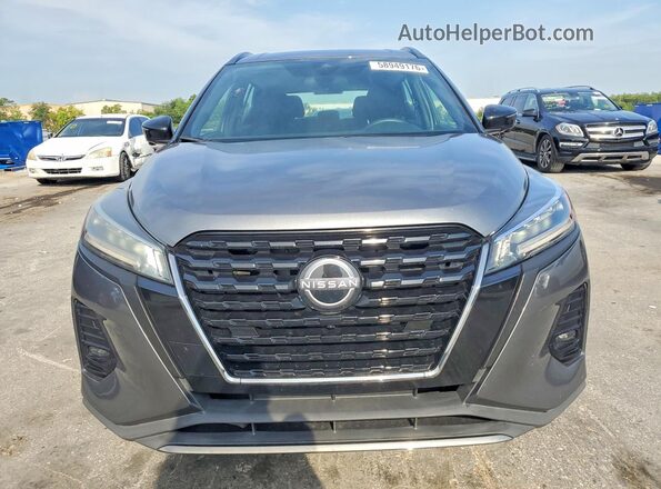 3N1CP5DVXRL526800 2024 NISSAN KICKS Gray Вид спереду