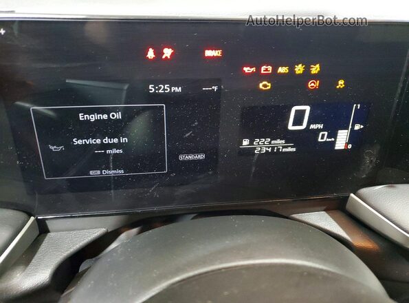 3N8AP6BA1SL307292 2025 NISSAN KICKS Blue Widok zestawu wskaźników