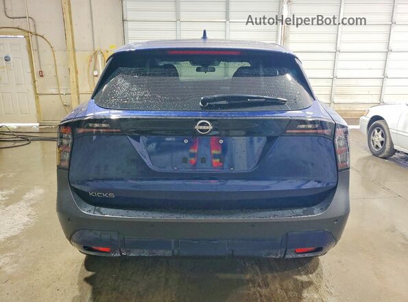 3N8AP6BA1SL307292 2025 NISSAN KICKS Blue Widok z tyłu