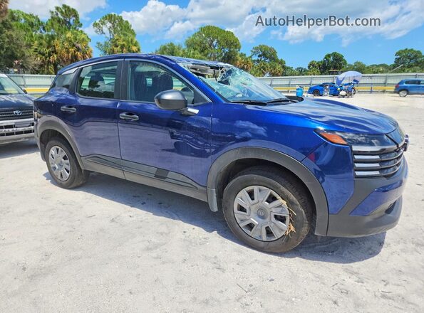 3N8AP6BA1SL331222 2019 NISSAN KICKS Blue Delantero derecho