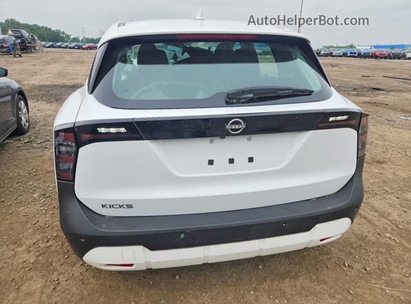 3N8AP6BA1SL372451 2025 NISSAN KICKS White უკანა ხედი
