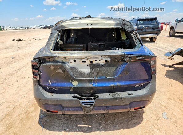3N8AP6BB5SL391383 2025 NISSAN KICKS Blue Հետևի տեսք