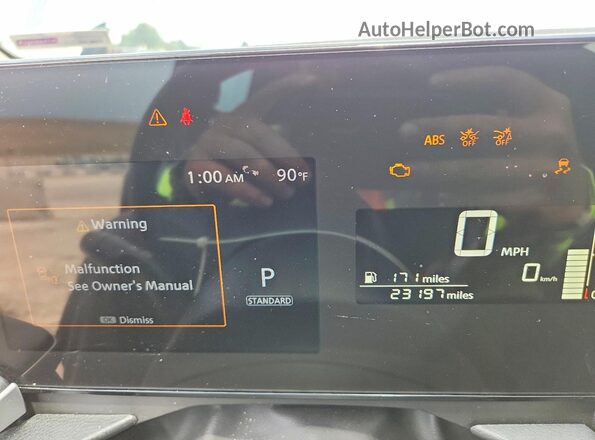 3N8AP6BB8SL319500 2025 NISSAN KICKS Gray Սարքավորումների վահանակի տեսք
