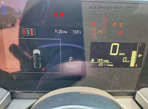 3N8AP6BE9TL363243 2026 NISSAN KICKS Gray Вид щитка приладів