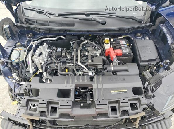 3N8AP6BE9TL373657 2026 NISSAN KICKS Blue ძრავის განყოფილების ხედი