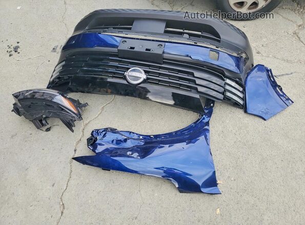 3N8AP6BE9TL373657 2026 NISSAN KICKS Blue VIN კოდის სტიკერის ხედი