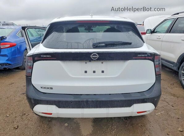 3N8AP6CA0SL345188 2025 NISSAN KICKS White Rear view