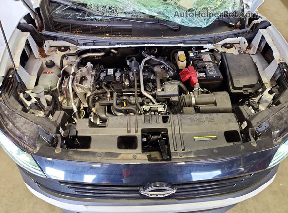 3N8AP6CA2SL365510 2025 NISSAN KICKS White Vista del compartimento del motor