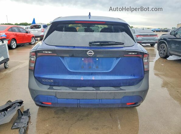 3N8AP6CA3SL330314 2025 NISSAN KICKS Blue Widok z tyłu