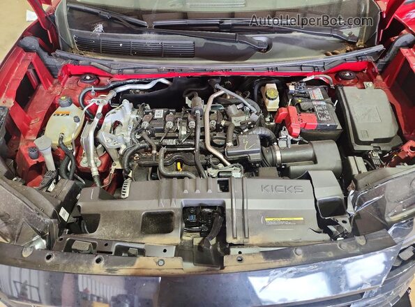 3N8AP6CA6SL392497 2025 NISSAN KICKS Red Rear interior view