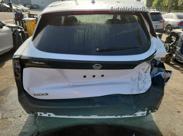 3N8AP6CA7SL423126 2025 NISSAN KICKS White Вид наклейки з VIN-кодом