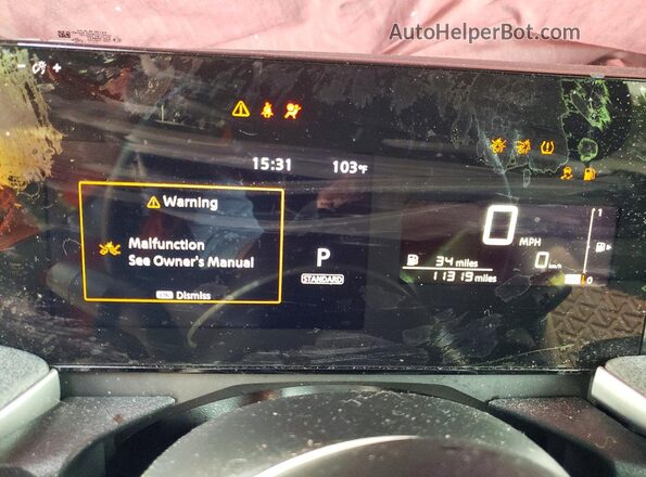 3N8AP6CA8SL329269 2025 NISSAN KICKS White Vista del cuadro de instrumentos