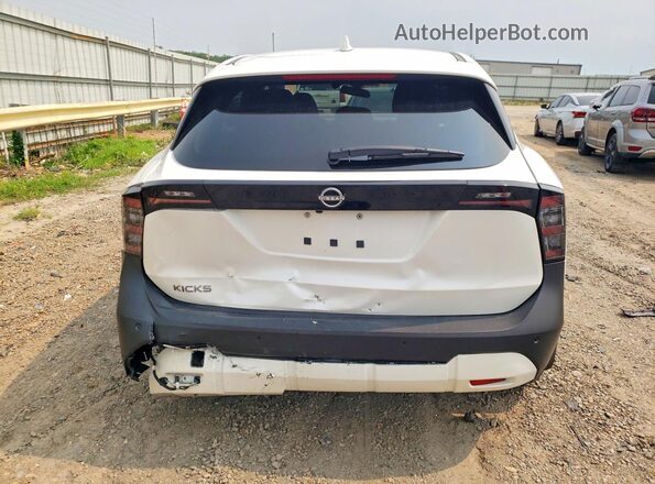 3N8AP6CA8SL329269 2025 NISSAN KICKS White Vista trasera